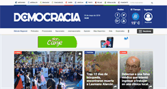 Desktop Screenshot of diariodemocracia.com